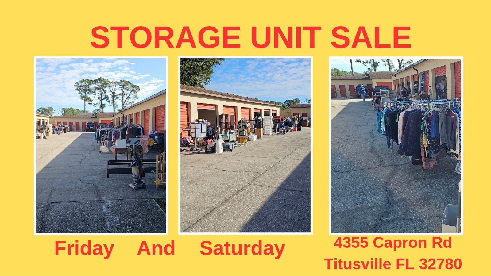 Big Storage Unit Sale New&used Bargains for Free in Titusville, FL