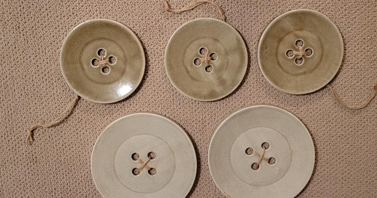 Decorative Ceramic Big Button Hanging Plaques for $15 in Omaha, NE ...