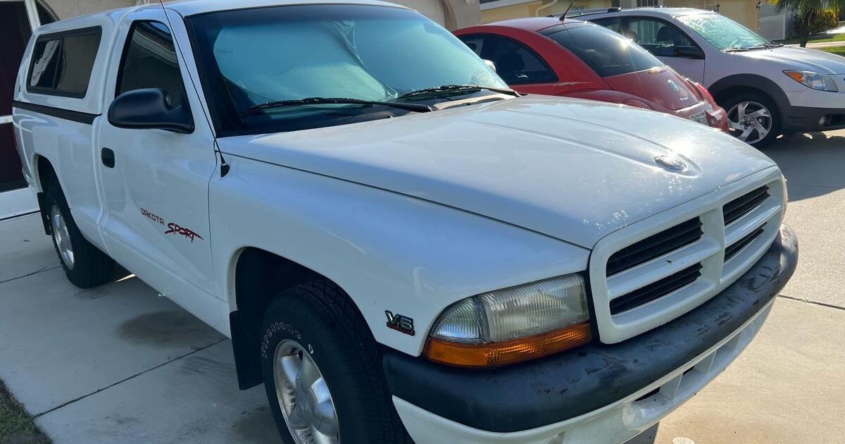 Dodge Dakota Sport Truck With Leer Topper V For In Punta Gorda Fl For Sale Free