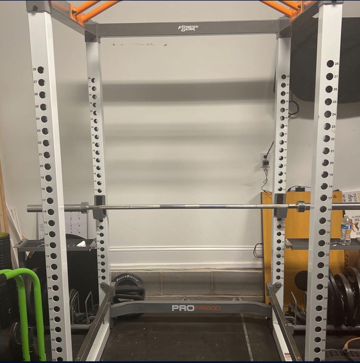 Fitness gear 2025 pro full rack