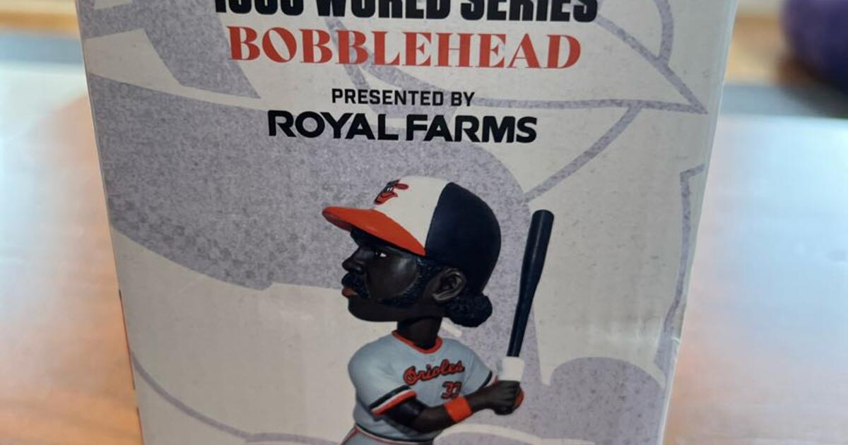 August 5, 2023 Baltimore Orioles - Eddie Murray 1983 World Series  Bobblehead - Stadium Giveaway Exchange