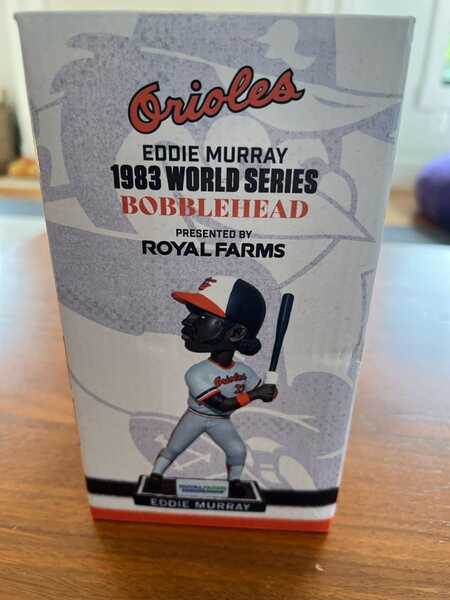 Baltimore Orioles Eddie Murray 1983 World Series Bobblehead 8/5 2023 For  $50 In Towson, MD