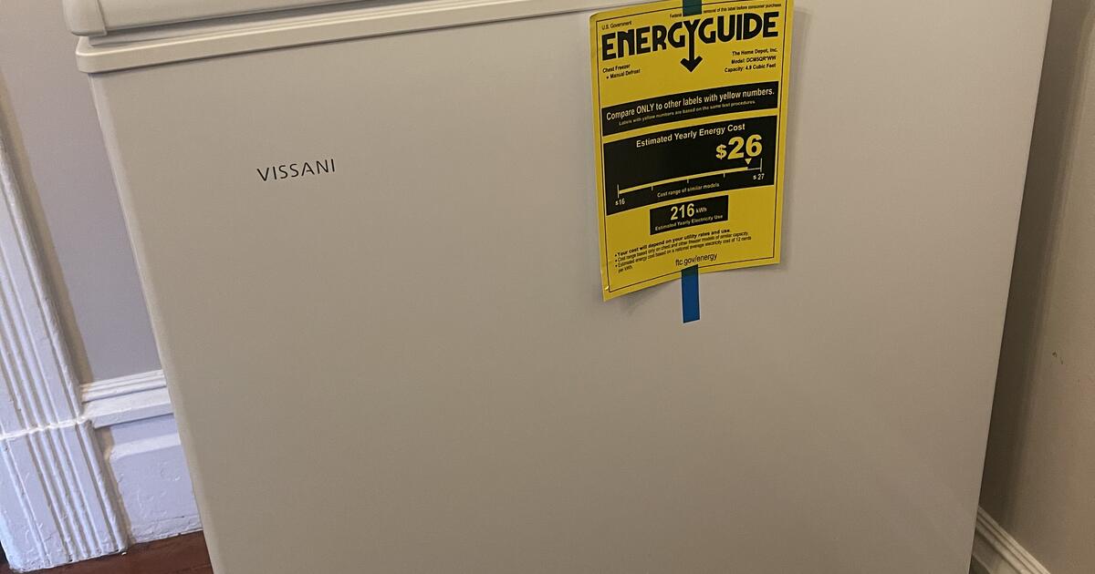 Vissani chest freezer for 200 in St. Helena, CA For Sale & Free