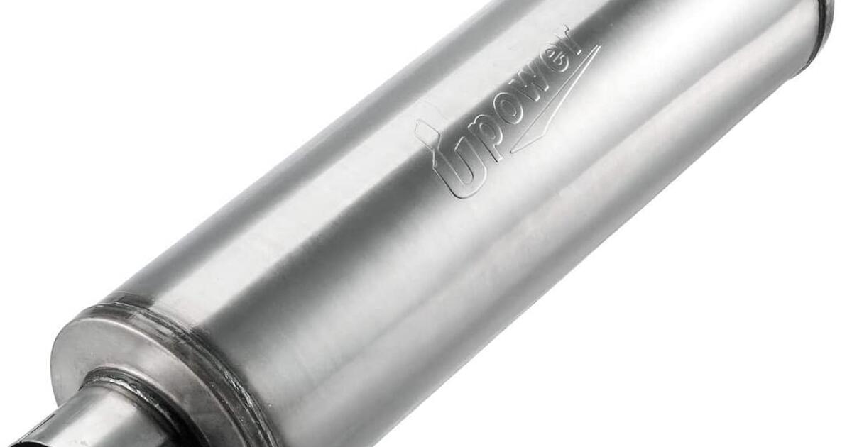 UPOWER 4" STAINLESS STEEL PERFORMANCE HIFLOW DIESEL MUFFLER 24" BODY