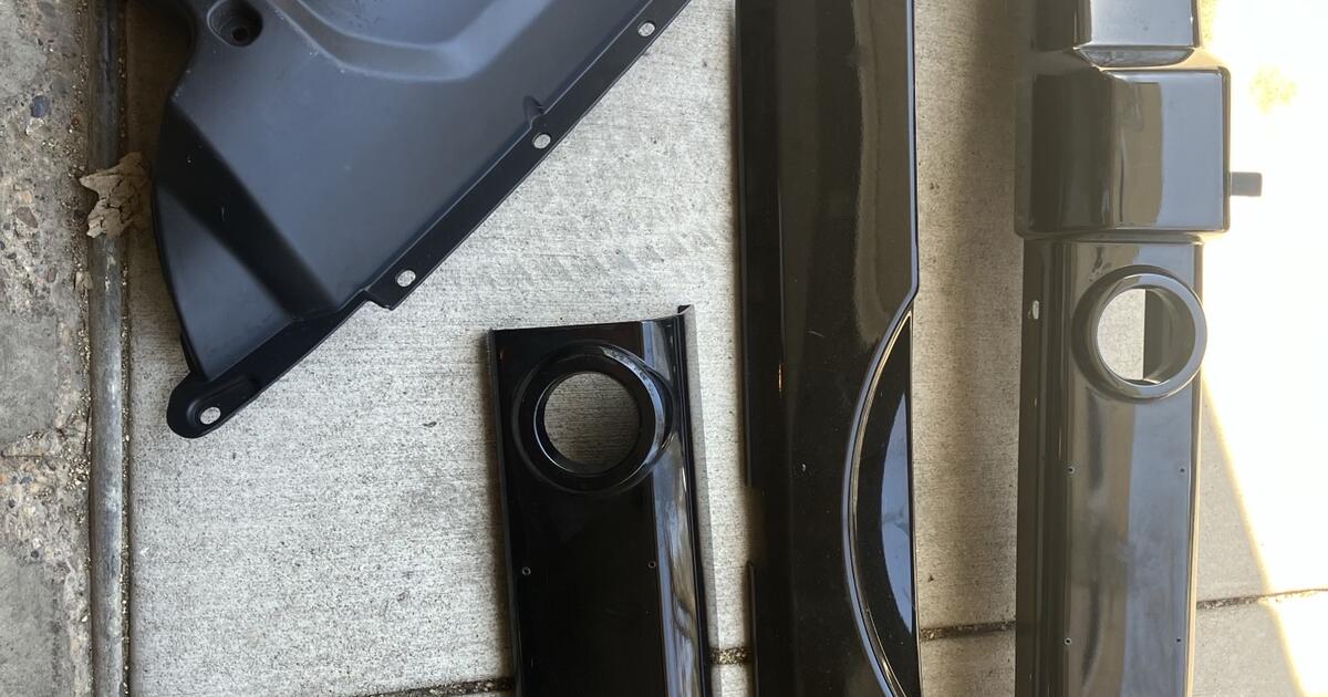 New 20072018 Jeep Wrangler Painted Front Bumper With Fog Light Washer