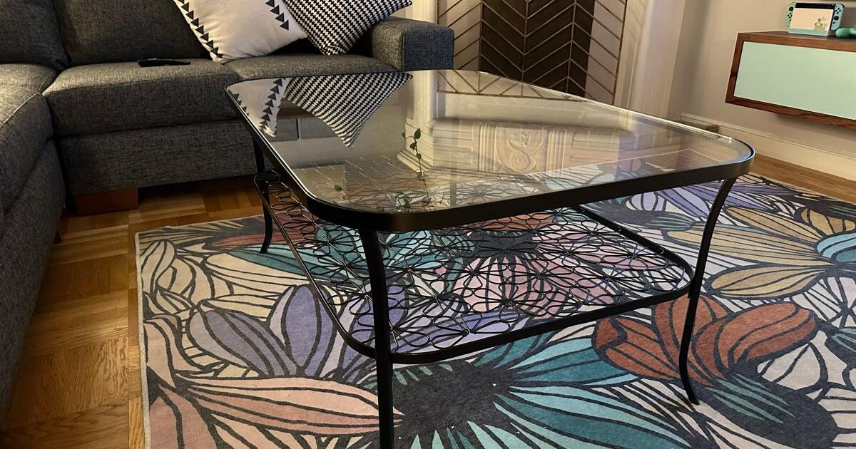 Ikea KLINGSBO glass coffee table for 100 in San Francisco CA For Sale Free Nextdoor