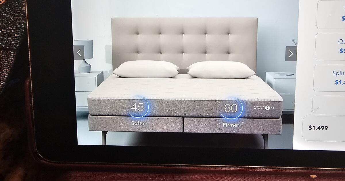 King Size Sleep Number Bed. Free To Anyone Who Wants To Pick It Up In