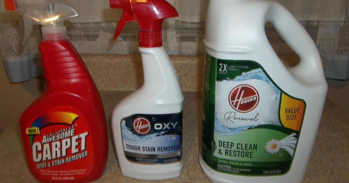 3 NEW HOOVER CARPET CLEANERS & STAIN REMOVERS for 25 in Grafton, OH