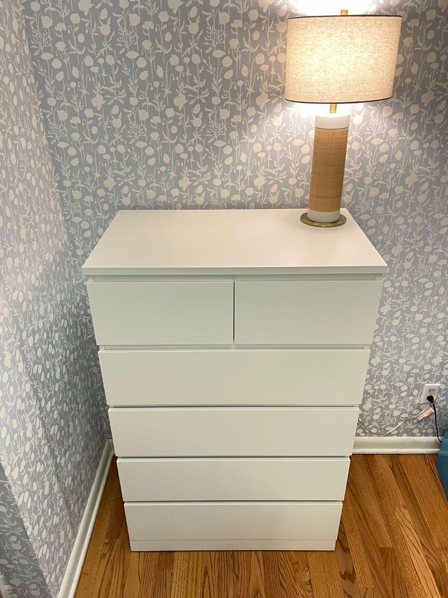 ikea malm white 6 drawer dresser STORKLINTA 6-drawer dresser, white/anchor/unlock function, 55 1/8x18 7/8x29 1/2 Combine the chests of drawers MALM chest of 6 drawers,