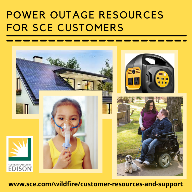 SCE OFFERS REBATES TO CUSTOMERS WHO ARE MEDICAL BASELINE BASED ON LOWER 