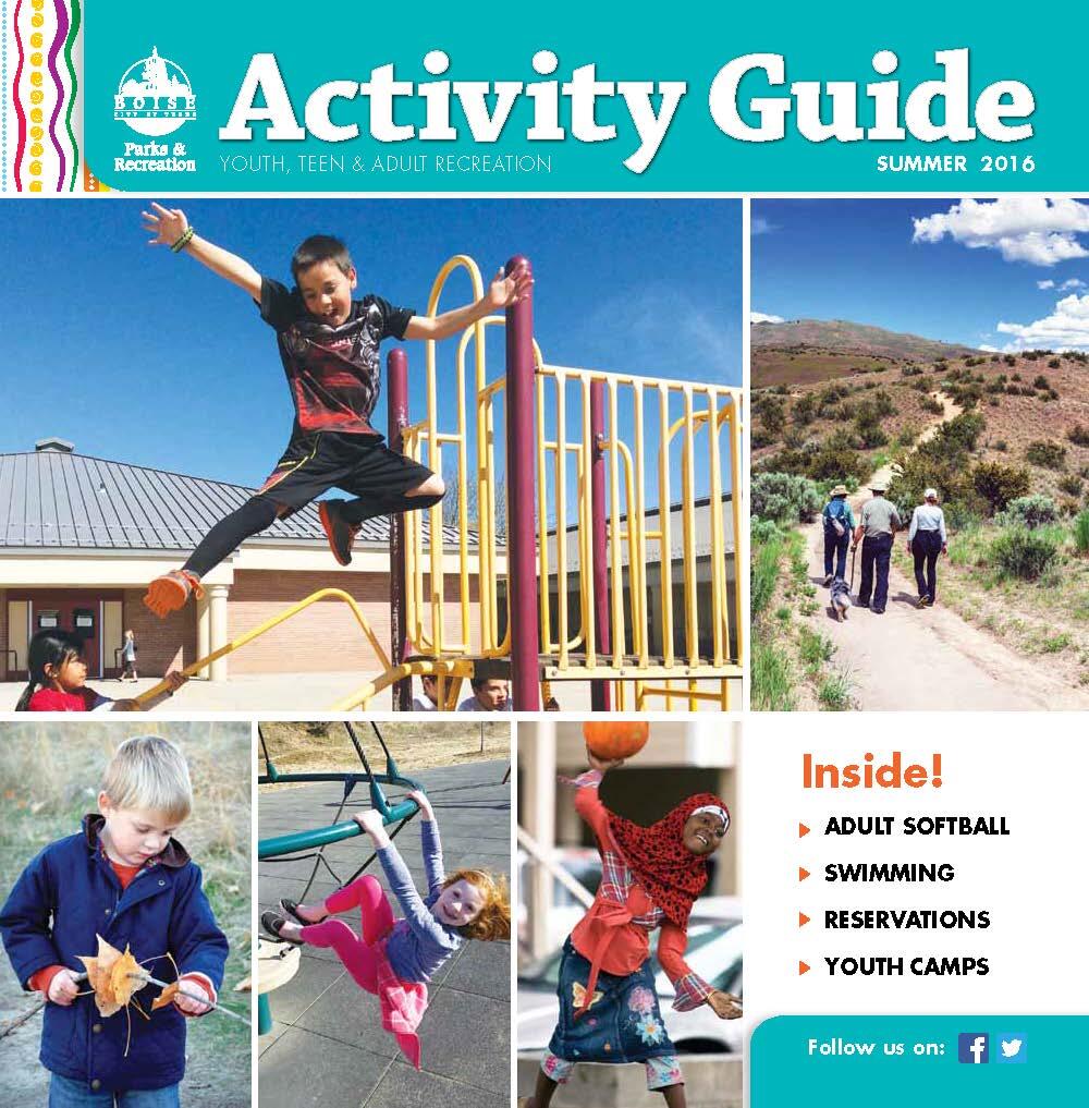 The Boise Parks Recreation Summer Activity Guide Is Here City Of