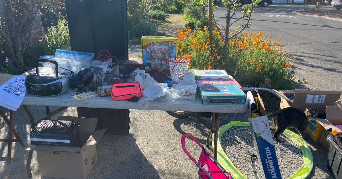 Adele street corner of Lake Yard Sale in Calistoga, CA Finds — Nextdoor