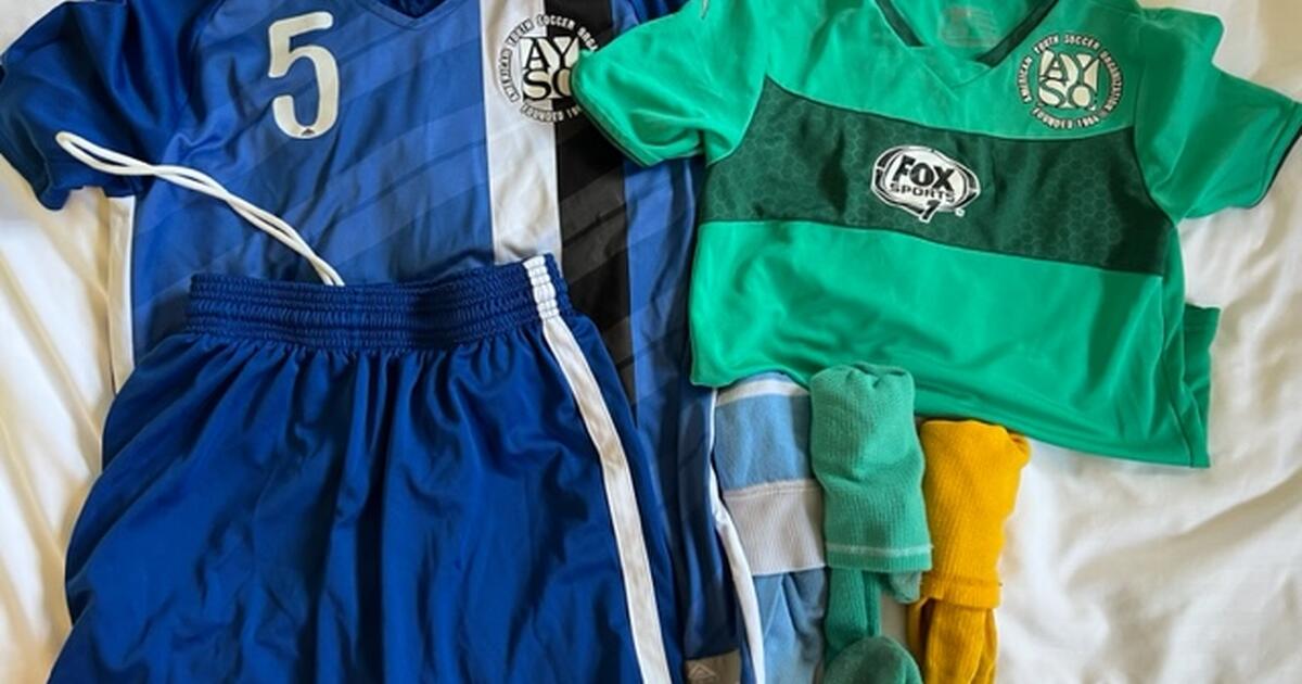 AYSO YOUTH SOCCER UNIFORMS GEAR SHIRTS, SHORTS, SOCKS for Free in