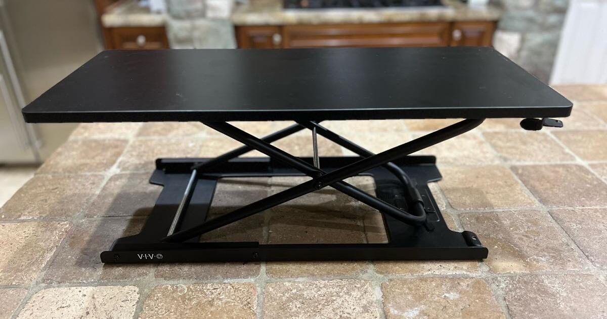 VIVO 27 inch Heavy-Duty Sit to Stand Laptop, Keyboard Riser for $40 in ...
