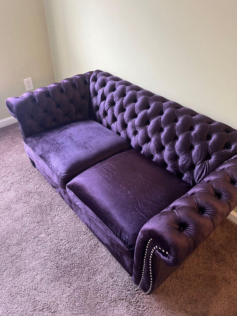 Purple Sofa for 180 in Charlotte, NC For Sale & Free — Nextdoor