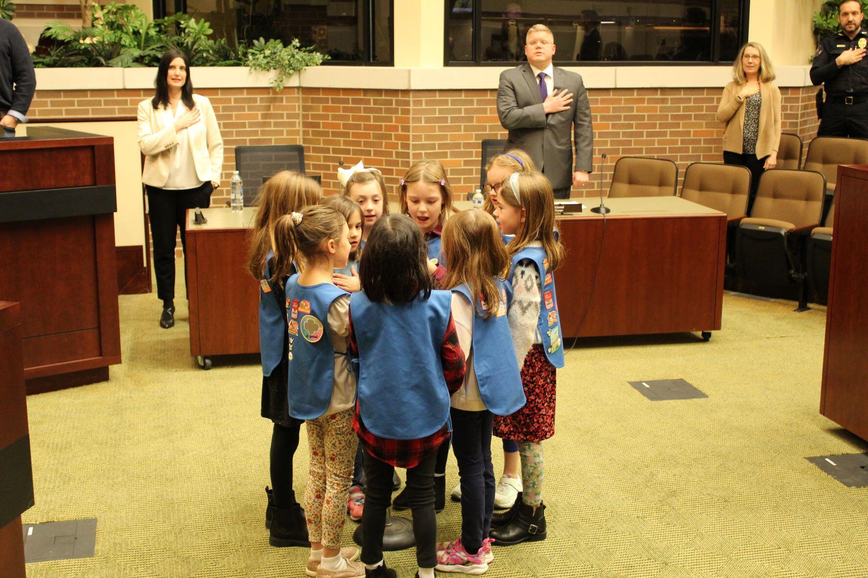 Thank you to Daisy Troop 56419 from Steeple Run Elementary School for