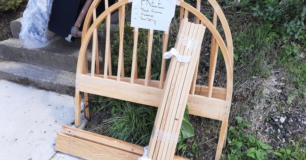 Twin Bed Frame, Box Spring, Mattress for Free in Portsmouth, NH Finds