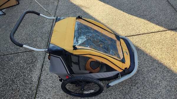 Kidarooz double bike trailer sales