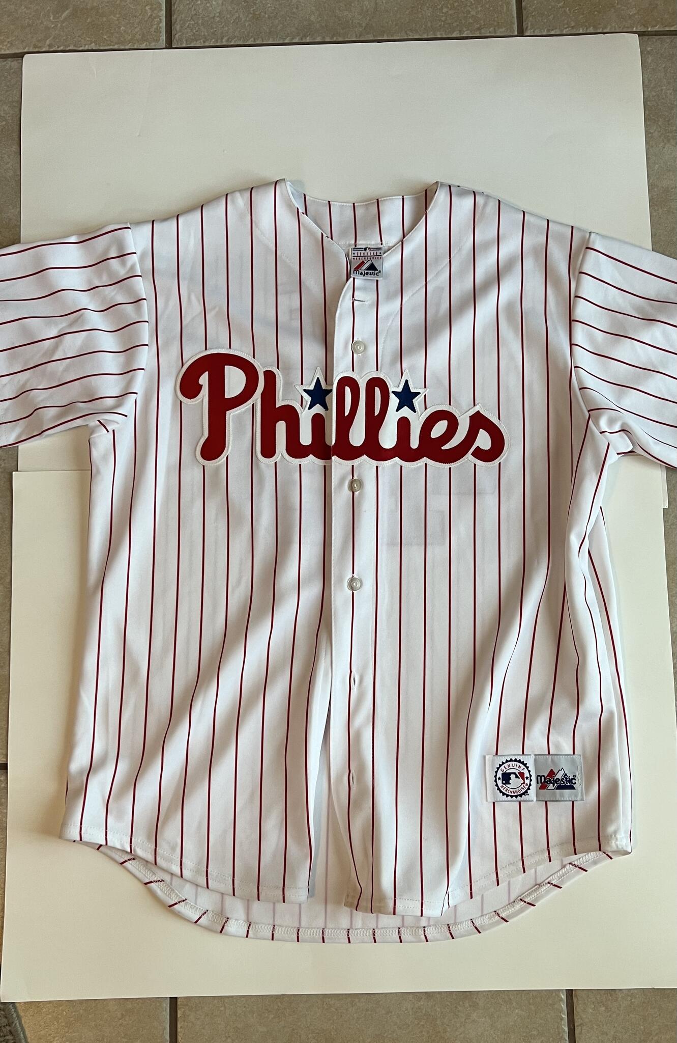 Majestic, Tops, Phillies Cropped Shirt Size S