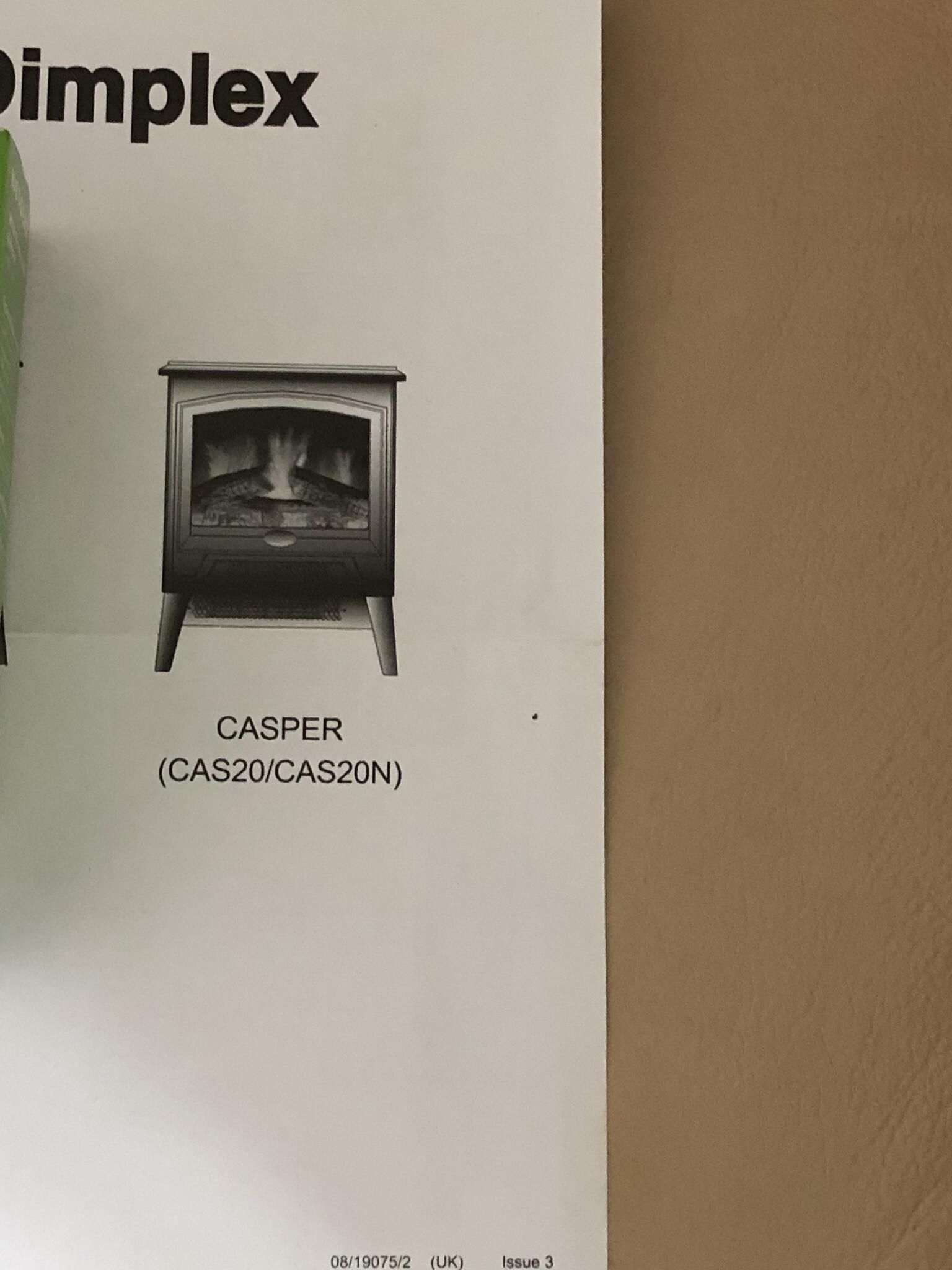Dimplex Electric Fire CAS20N Model For £35 In London, Englu0026 | For Sale u0026  Free — Nextdoor