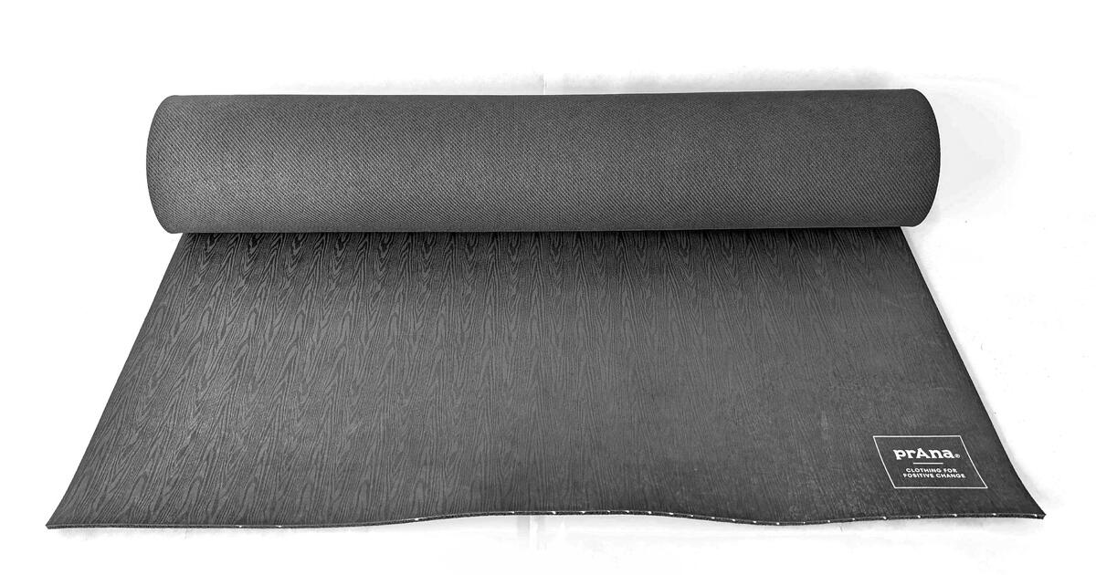 Prana Verde Large Yoga Mat - Black