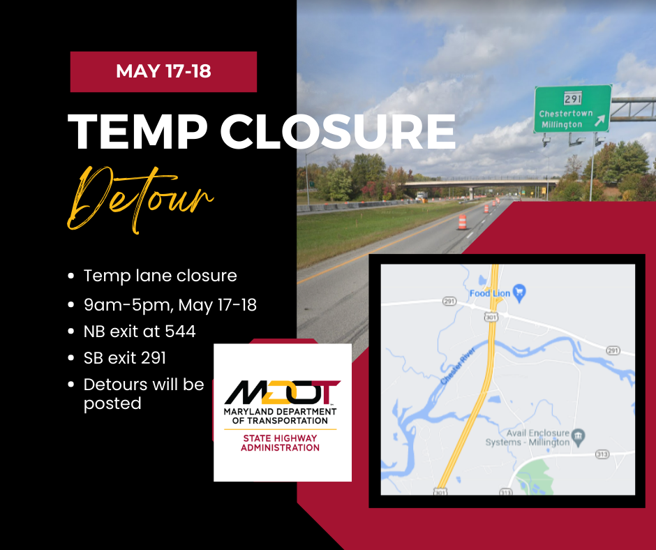 Wednesday 5/17 and Thursday 5/18 the Maryland Department of