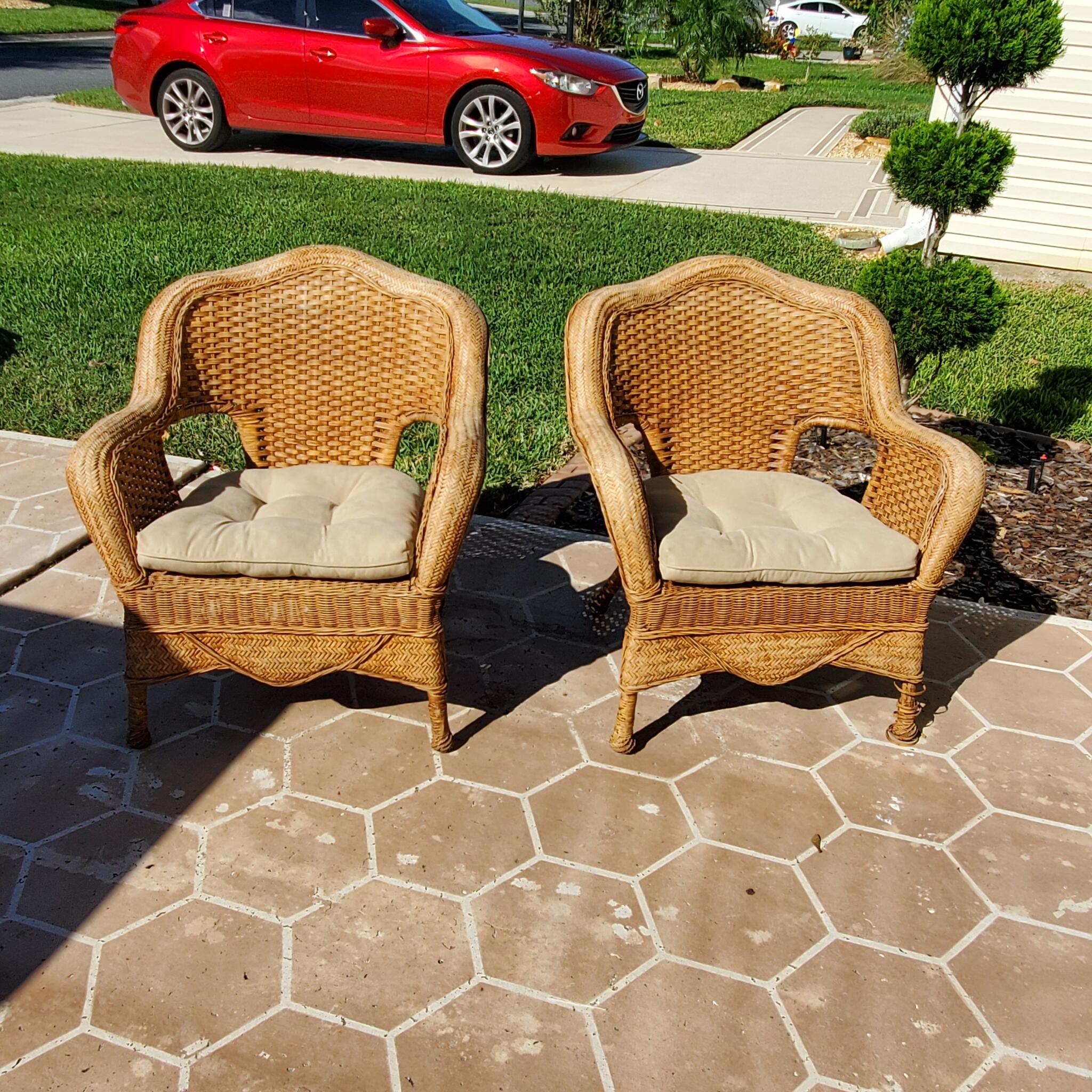 2 Wicker Chairs for 60 in Lady Lake, FL For Sale & Free — Nextdoor