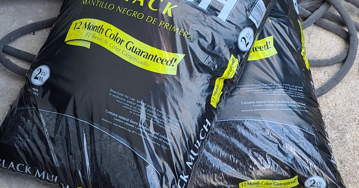 2 large black mulch bags for Free in Round Rock, TX Finds — Nextdoor