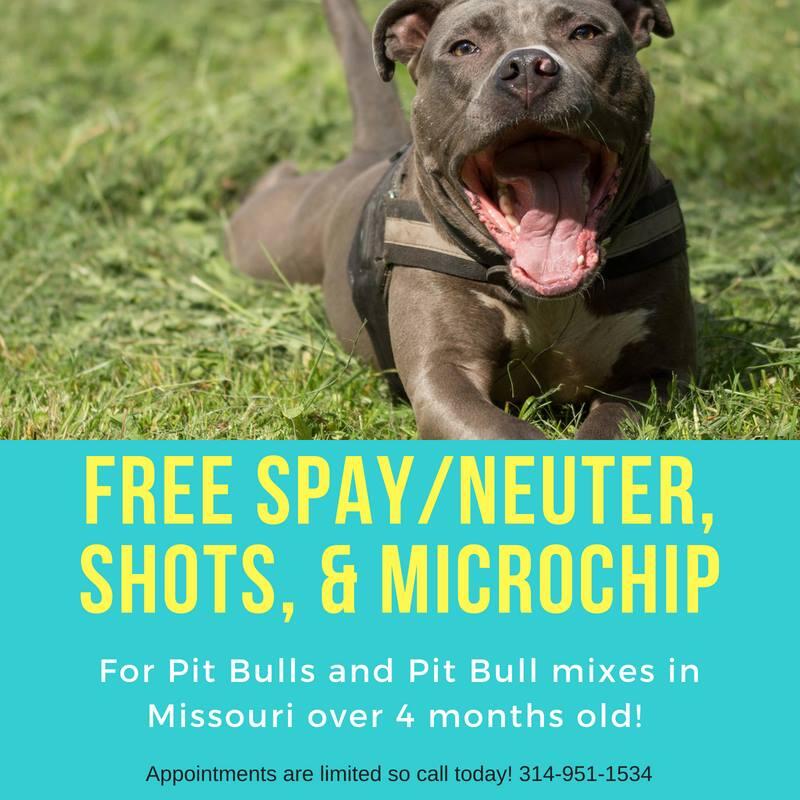 Free Spay/Neuter of Pit Bulls and TenSpot Fix for Pet