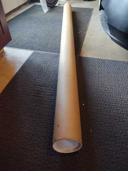 8' Long Cardboard Tube (For Shipping) for Free in Minneapolis, MN | For ...