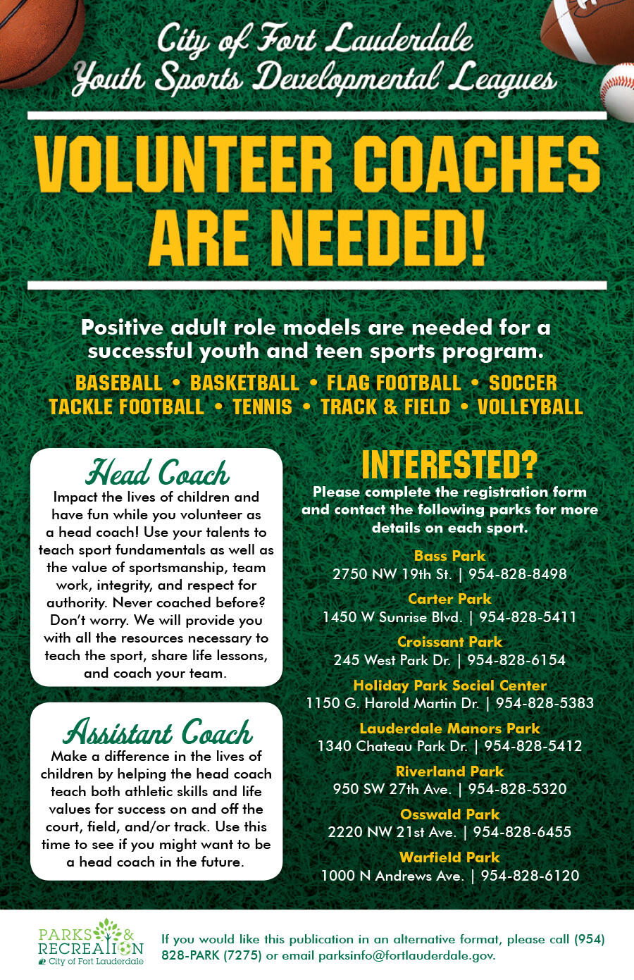 Volunteer to Coach