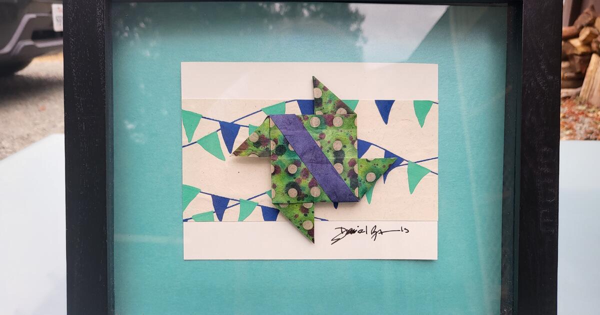 Daniel Brooks' original, signed, local origami artist art. for $35 in ...