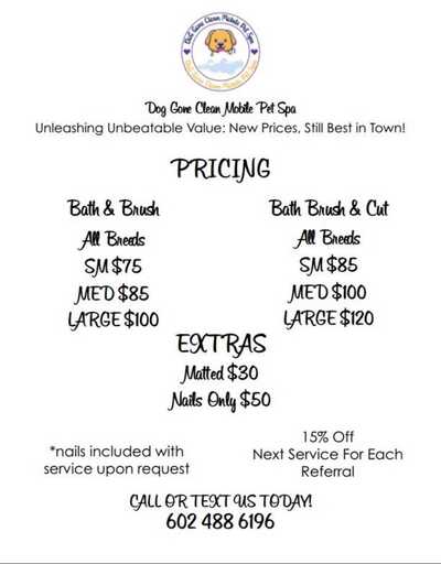 Dog gone clean mobile pet grooming 2025