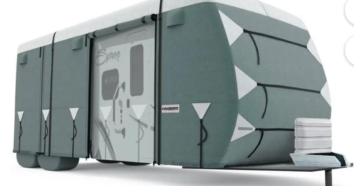KINGBIRD RV COVER for a Travel Trailer Fits 27’30 for 75 in Palm
