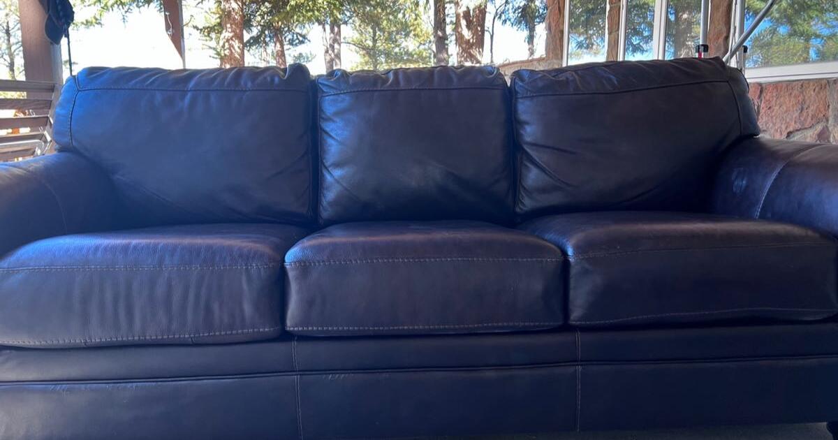 Leather couch hide a bed for Free in Parker, CO For Sale & Free