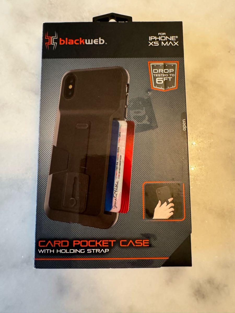 Blackweb Card Pocket Case For IPhone XS Max For $4 In Fairport, NY