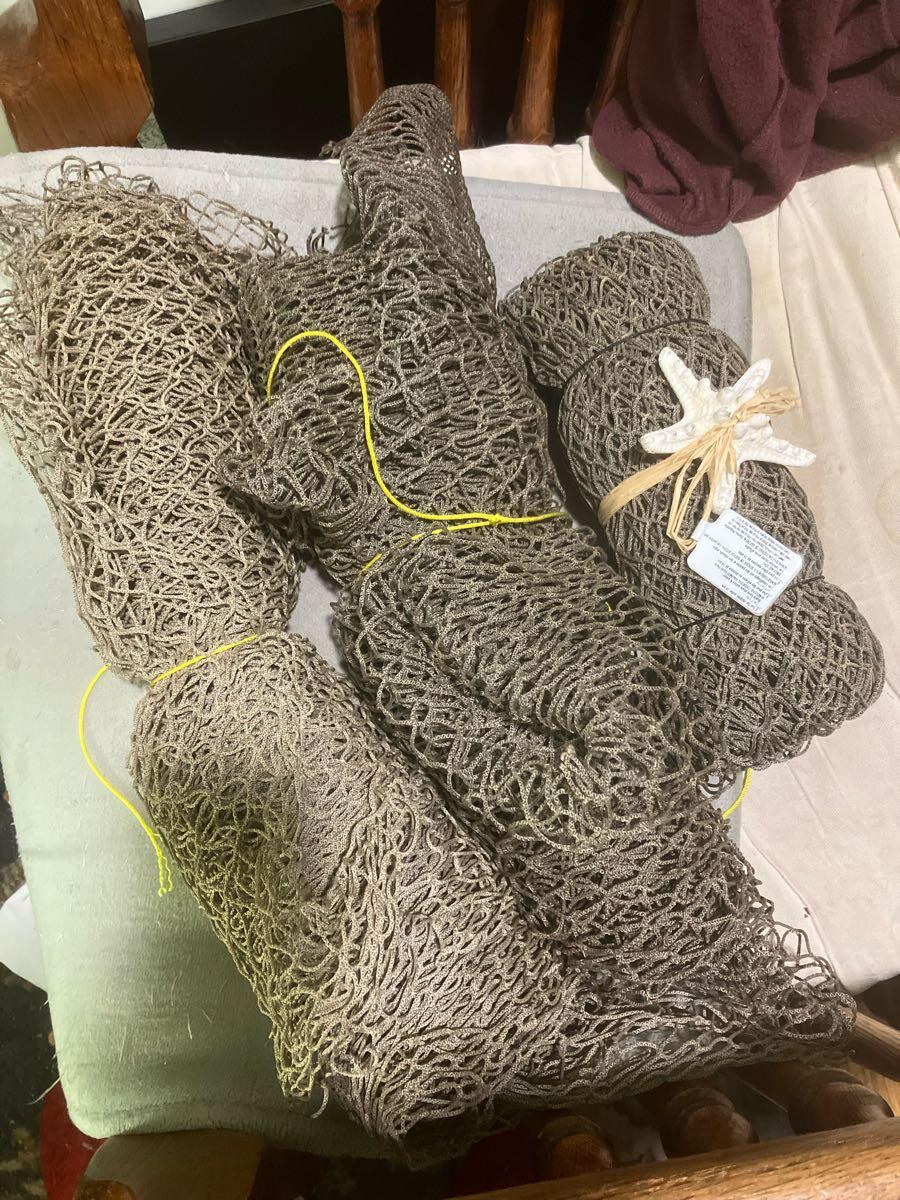 decorative fish nets for sale 4E’s Novelty Net Decor – 3 Pack, 14' x 4' Natural Cotton Beach & Party Decor Find Decorative Fishing Net at Michaels Tanuse Clearance Nautical Fishing Net