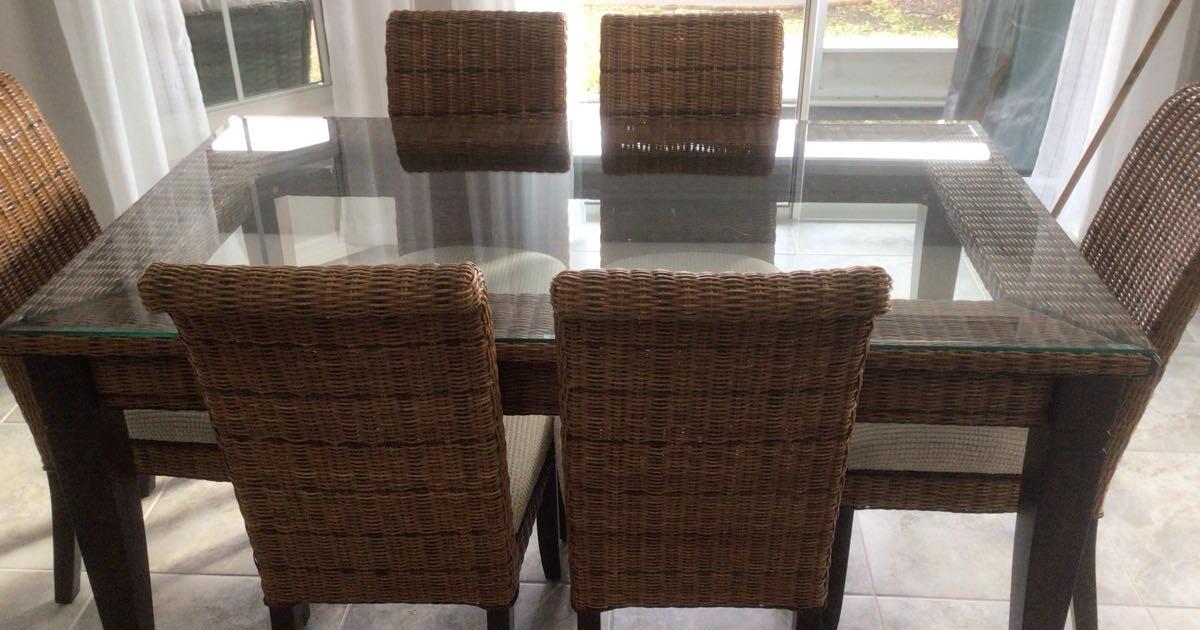 Tommy Bahama dining table with 6 chairs for $1000 in The Villages, FL ...