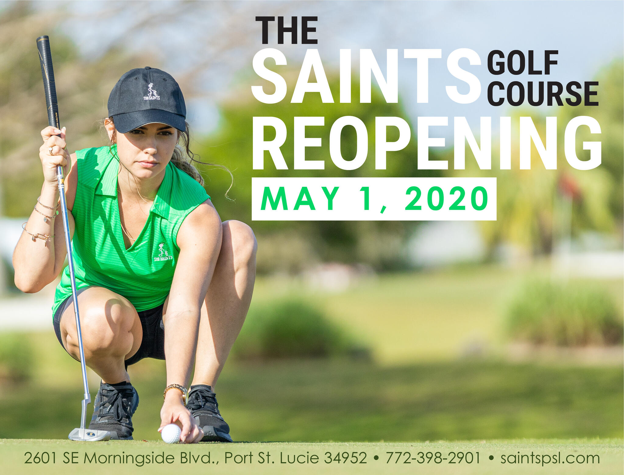 The Saints Golf Course Reopens May 1, 2020 (City of Port St. Lucie