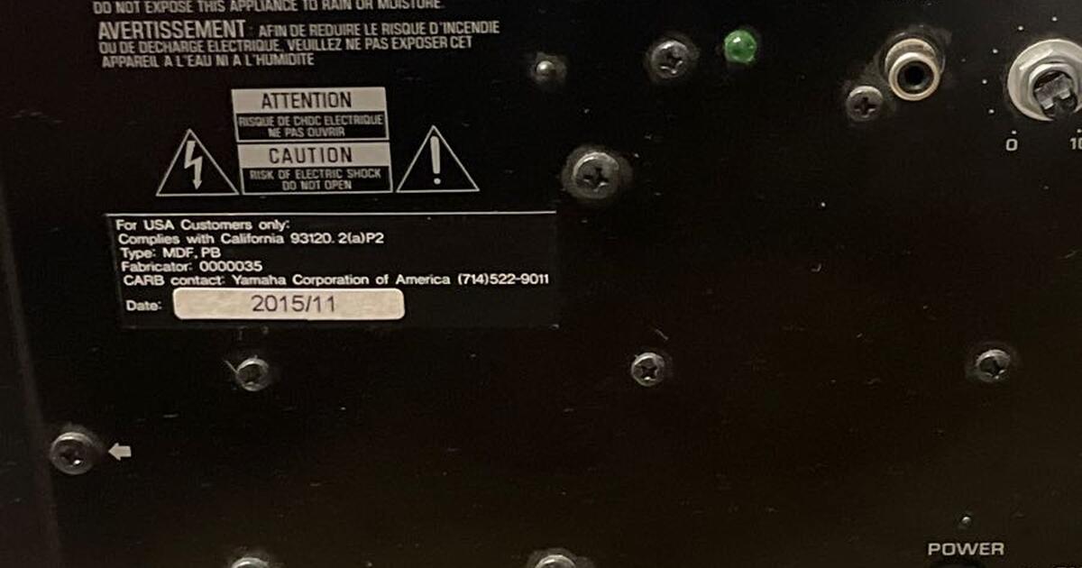 Yamaha 2015 new subwoofer for 30 in Dallas, TX For Sale & Free