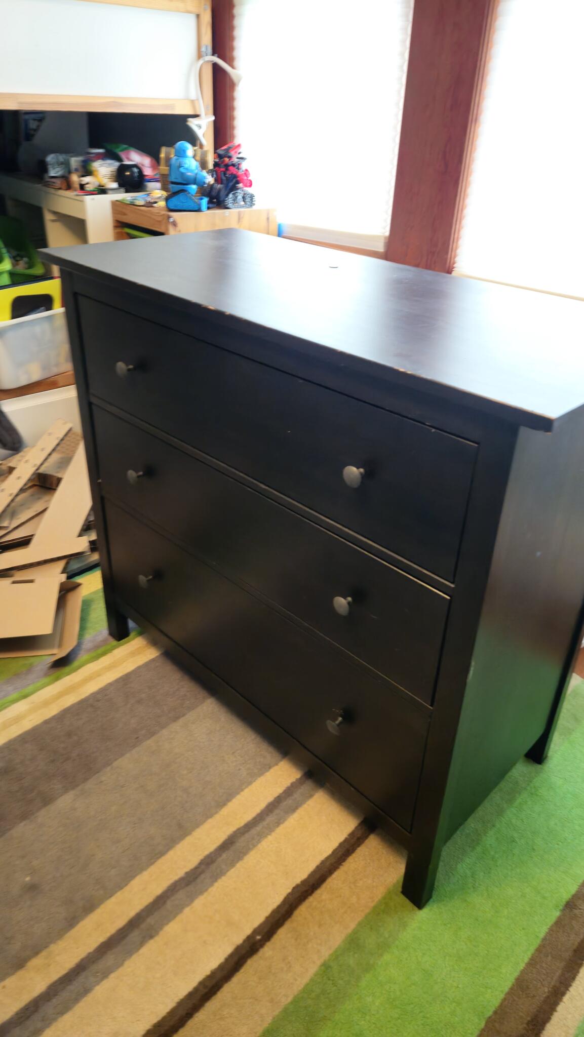 IKEA Hemnes Black 3-Drawer Dresser For Free In San Francisco, CA | For Sale  & Free  Nextdoor