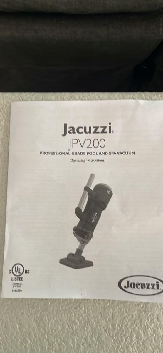 Jacuzzi JPV200 Pool \u0026 Spa Vacuum For 