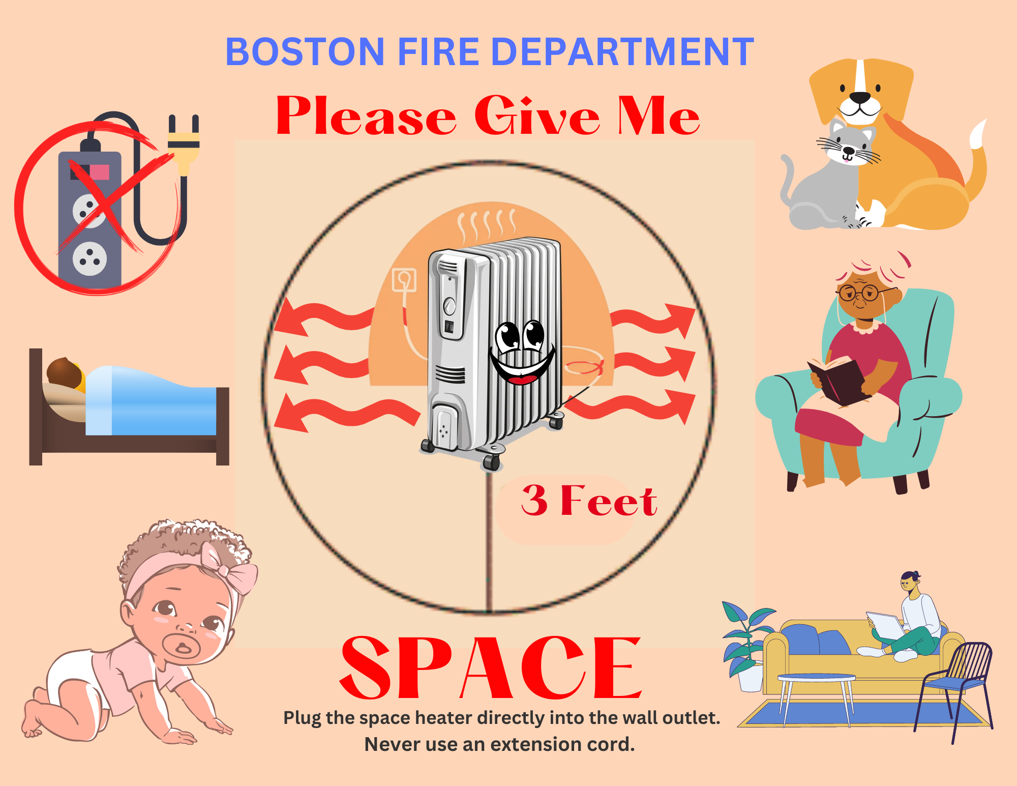 Boston Fire Department Space Heater Safety tips (Boston Fire Department ...