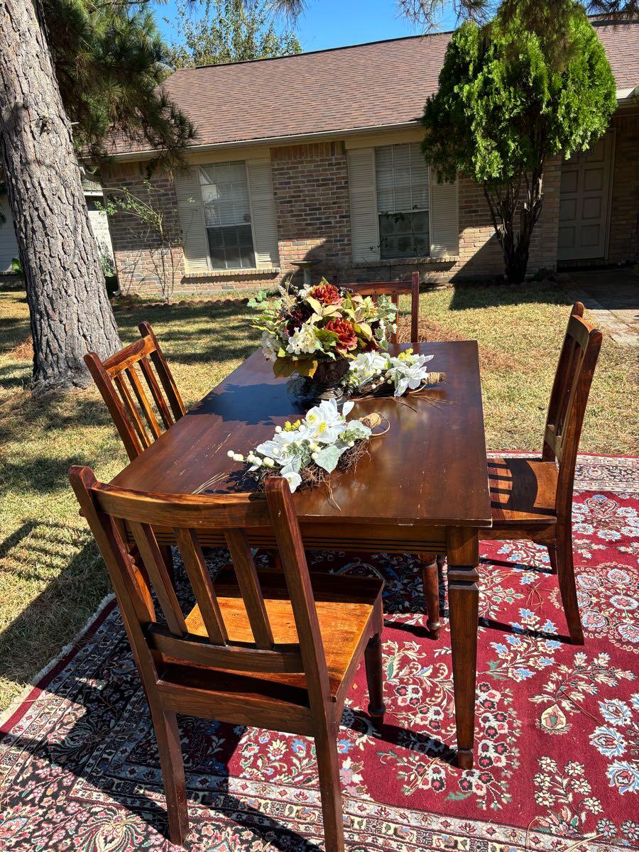 Wooden Dining Table Set