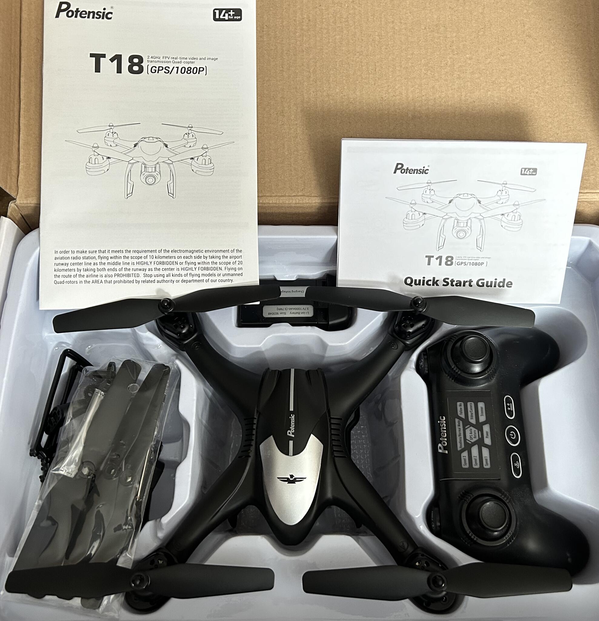 Potensic Gps Drone T18 Potensic Potensic T18 Brushed Quadcopter