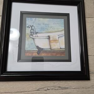 Framed Bathtub Art Print