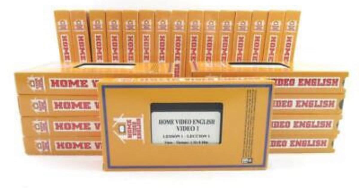 Videos para aprender inglés / Home Video English VHS 24 Tapes Learning Language Lessons for 30