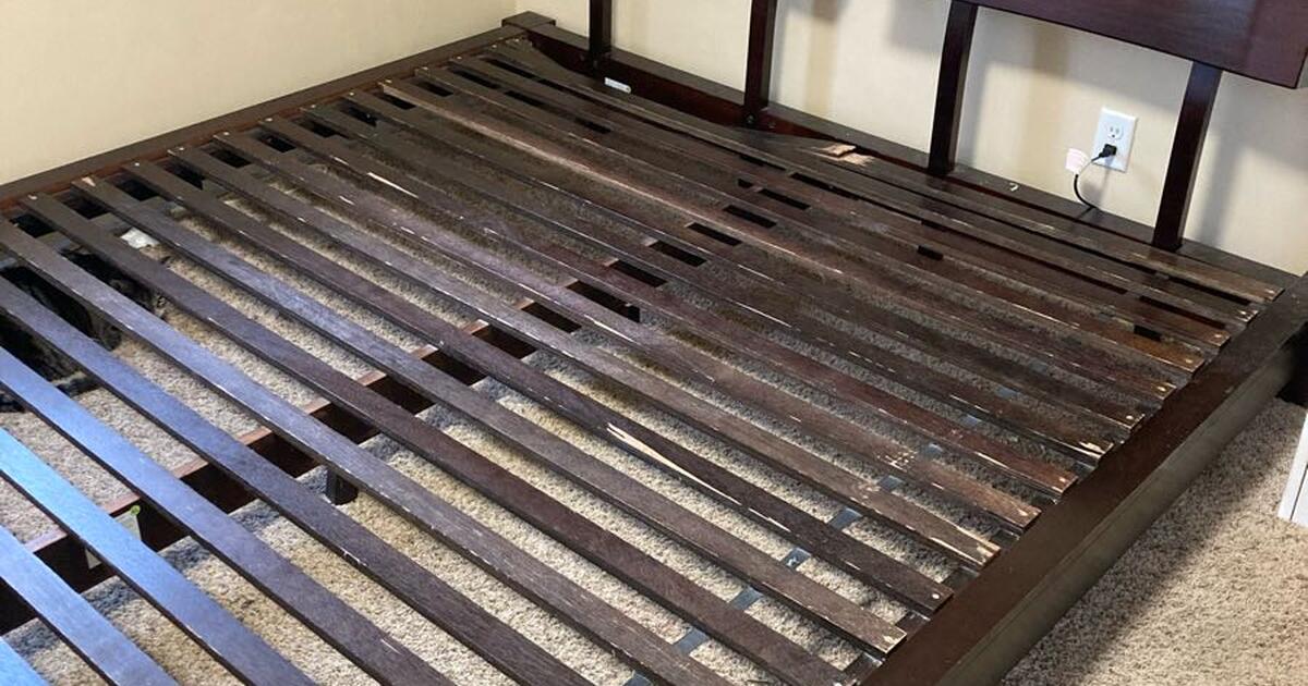 FREE King size Pier 1 bed frame for Free in Eugene, OR For Sale & Free — Nextdoor