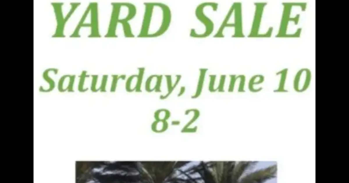 COMMUNITY YARD SALE SATURDAY JUNE 10 th for 12345 in Lakewood Ranch