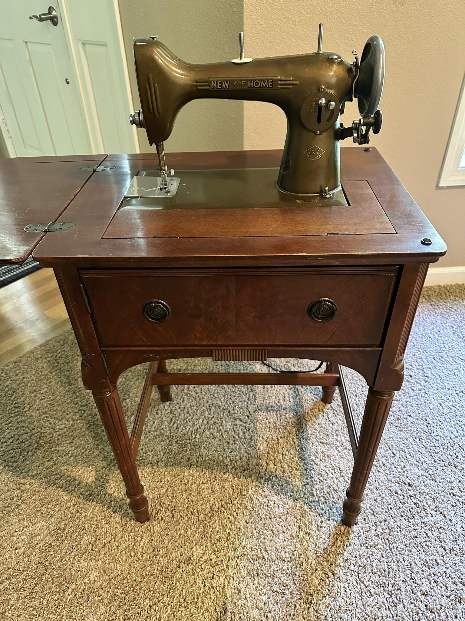 Westinghouse New Home NLB Antique Sewing Machine Model 956227 for $100 ...